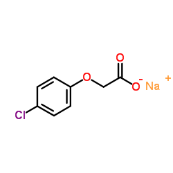 Sodium (4-chlorophenoxy)acetate Structure