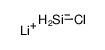 lithium,chlorosilanide Structure