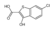 6-Chloro-3-hydroxybenzo[b]thiophene-2-carboxylic acid Structure