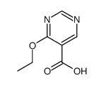 4-ethoxypyrimidine-5-carboxylic acid结构式