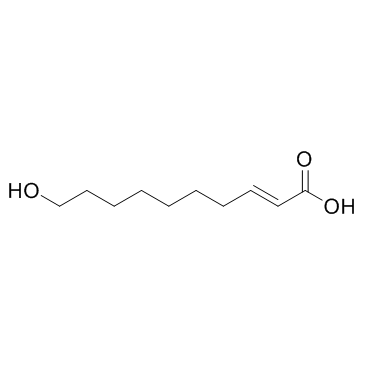 10-羟基-2-癸烯酸结构式