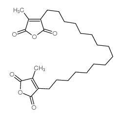 1,16-BIS(4-METHYL-2,5-DIOXO-3-FURANYL)HEXADECANE Structure