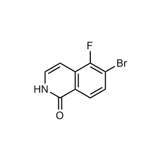 6-Bromo-5-fluoroisoquinolin-1(2H)-one Structure