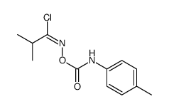 [(Z)-(1-chloro-2-methylpropylidene)amino] N-(4-methylphenyl)carbamate结构式