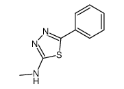methyl-(5-phenyl-[1,3,4]thiadiazol-2-yl)-amine结构式