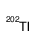 Thallium, isotope of mass 201结构式