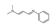 3-(Dimethylamino)-2-propenal N-phenylimine Structure