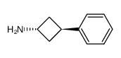 trans-3-Phenylcyclobutan-1-amine Structure