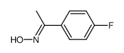 Ethanone, 1-(4-fluorophenyl)-, oxime, (1E)- (9CI) Structure