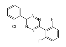 3-(2-氯苯基)-6-(2,6-二氟苯基)-1,2,4,5-四嗪结构式