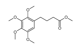 Methyl-γ-(2,3,4,5-tetramethoxyphenyl)butyrat结构式