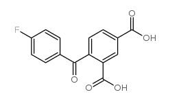 4-(4-fluorobenzoyl)benzene-1,3-dicarboxylic acid Structure
