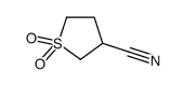 Tetrahydro-3-thiophenecarbonitrile 1,1-dioxide结构式