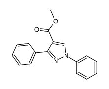 methyl 1,3-diphenylpyrazole-4-carboxylate Structure