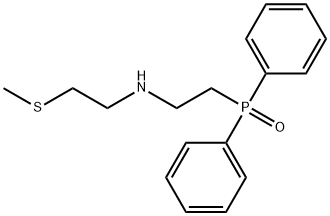 N-[2-(二苯基膦基)乙基]-2-(甲硫基)-乙胺结构式