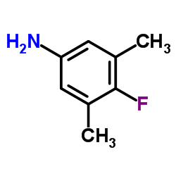 4-氟-3,5二甲基苯胺结构式