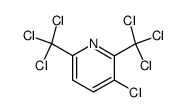 Pyridine 3-chloro-2,6-bis[trichloromethyl]-结构式