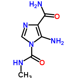 5-amino-1-(N-methylcarbamoyl)imidazole-4-carboxamide Structure