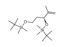 (3S)-3,5-bis{[(tert-butyl)dimethylsilyl]oxy}-2-methylpent-1-ene Structure