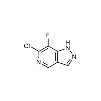 6-氯-7-氟-1H-吡唑并[4,3-c]吡啶结构式