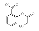 (2-nitrophenyl) propanoate structure