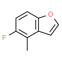 Benzofuran, 5-fluoro-4-methyl- (9CI)结构式