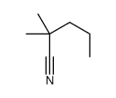 2,2-二甲基戊腈结构式