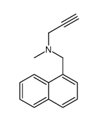 N-methyl-N-(naphthalen-1-ylmethyl)prop-2-yn-1-amine结构式