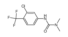 N-<3-Chlor-4-(trifluormethyl)-phenyl>-N',N'-dimethylharnstoff Structure
