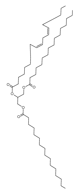 1,3-Palmitin-2-Linolein Structure