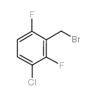3-chloro-2,6-difluorobenzyl bromide Structure