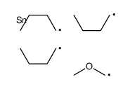 三丁基(甲氧基甲基)锡烷结构式