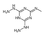 2,4-二肼基-6-甲氨基均三嗪结构式