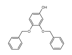 3,4-双(苄氧基)苯酚结构式