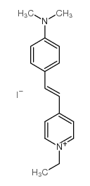 4'-dimethylamino-4-ethylstilbazolium iodide structure
