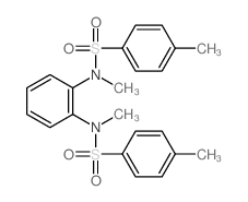 Benzenesulfonamide,N,N'-1,2-phenylenebis[N,4-dimethyl- Structure