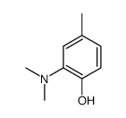 2-(dimethylamino)-4-methylphenol Structure