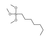 heptyl(trimethoxy)silane Structure