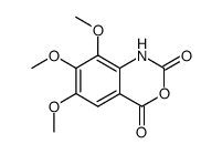 6,7,8-trimethoxy-1H-benzo[d][1,3]oxazine-2,4-dione Structure