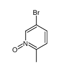 5-Bromo-2-methylpyridine 1-oxide结构式