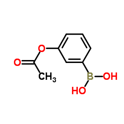 (3-Acetoxyphenyl)boronic acid Structure
