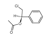 (-)-(R)-2-Chloro-1-phenyl-1-acetoxyethane Structure