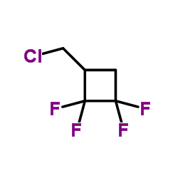 1-氯甲基-2,2,3,3-四氟环丁烷结构式