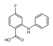 4-FLUORO-2-PHENYLAMINO-BENZOIC ACID structure