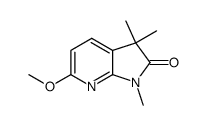 6-methoxy-1,3,3-trimethyl-1,3-dihydro-pyrrolo[2,3-b]pyridin-2-one Structure