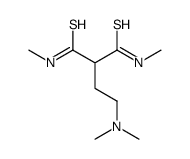 2-[2-(dimethylamino)ethyl]-N,N'-dimethylpropanedithioamide结构式