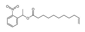 1-(2-nitrophenyl)ethyl undec-10-enoate结构式