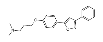 N,N-dimethyl-3-[4-(3-phenyl-1,2-oxazol-5-yl)phenoxy]propan-1-amine Structure