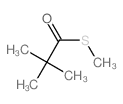 2,2-dimethyl-1-methylsulfanyl-propan-1-one Structure
