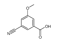 3-cyano-5-methoxybenzoic acid Structure